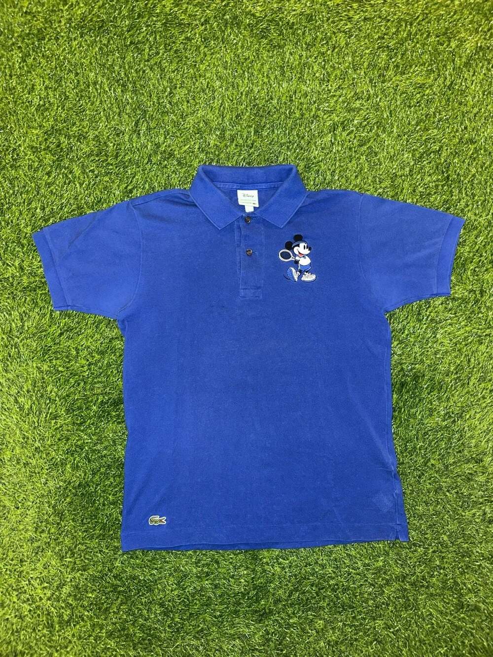 Disney x Lacoste Mickey Mouse Tennis Polo US XS Blue